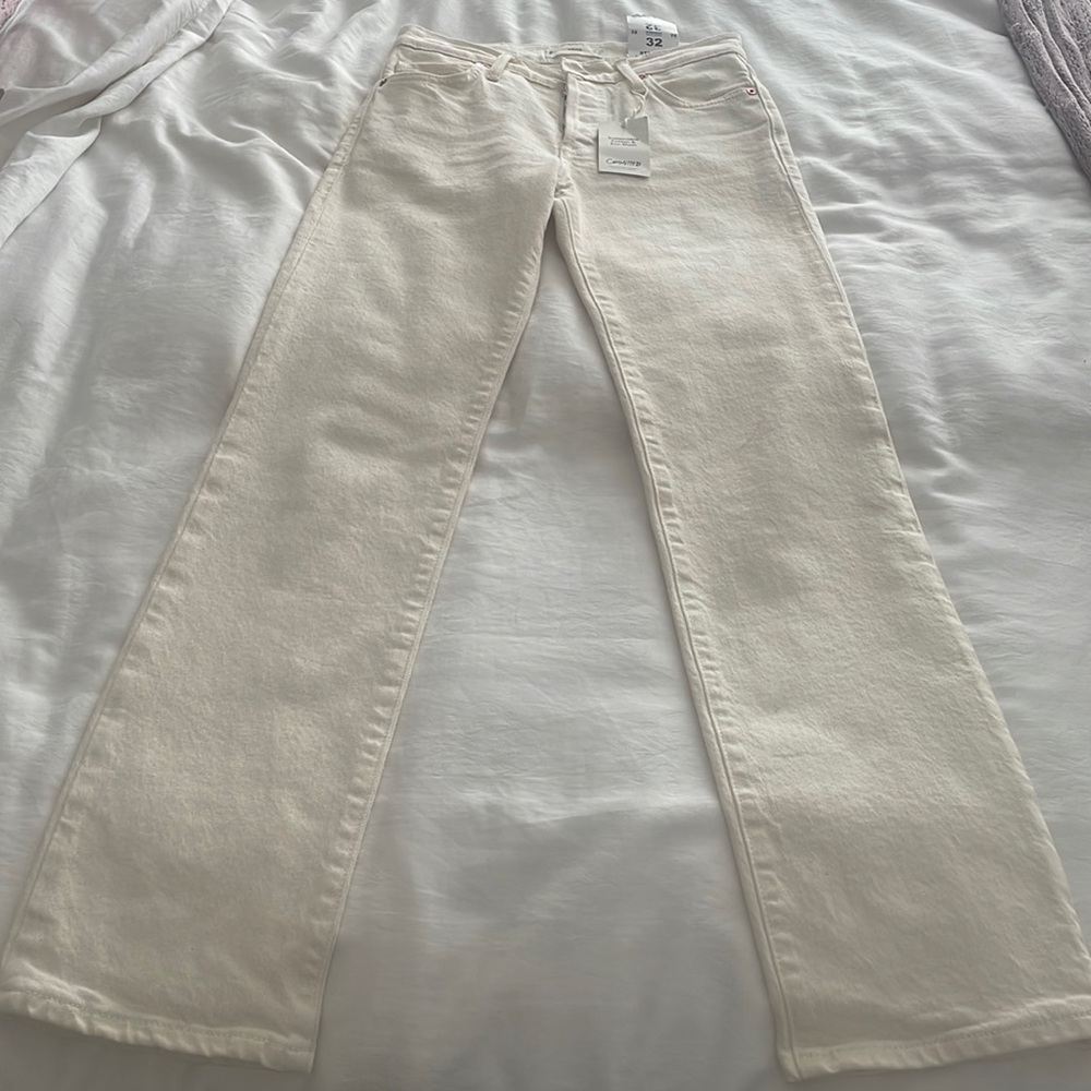NWT Mango cream/off white jeans in size 23